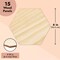 15 Pack Unfinished Wooden Hexagon Cutouts for Crafts, 1/4" Thick, 4 x 4 In